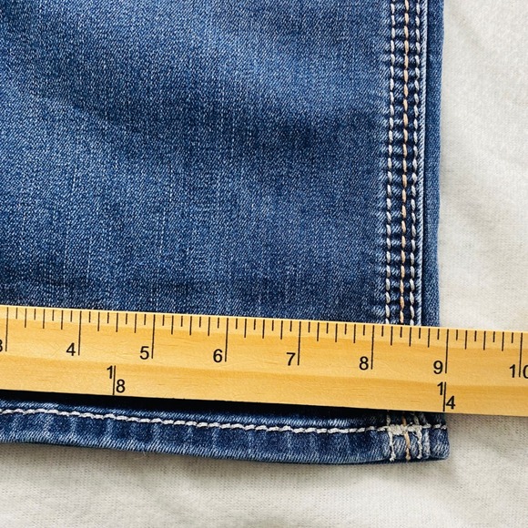 Rock Revival Kaylee Bootcut Embellished Jeans Blue Denim Size 29 - Picture 6 of 16